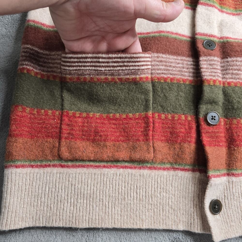Pendleton Womens XL 100% Lambswool Southwestern Aztec Cardigan Sweater‎ - Picture 9 of 16